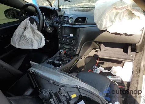 2016 Maserati Granturismo S z USA, uszkodzony, nr VIN ZAM45VLA9G0182145